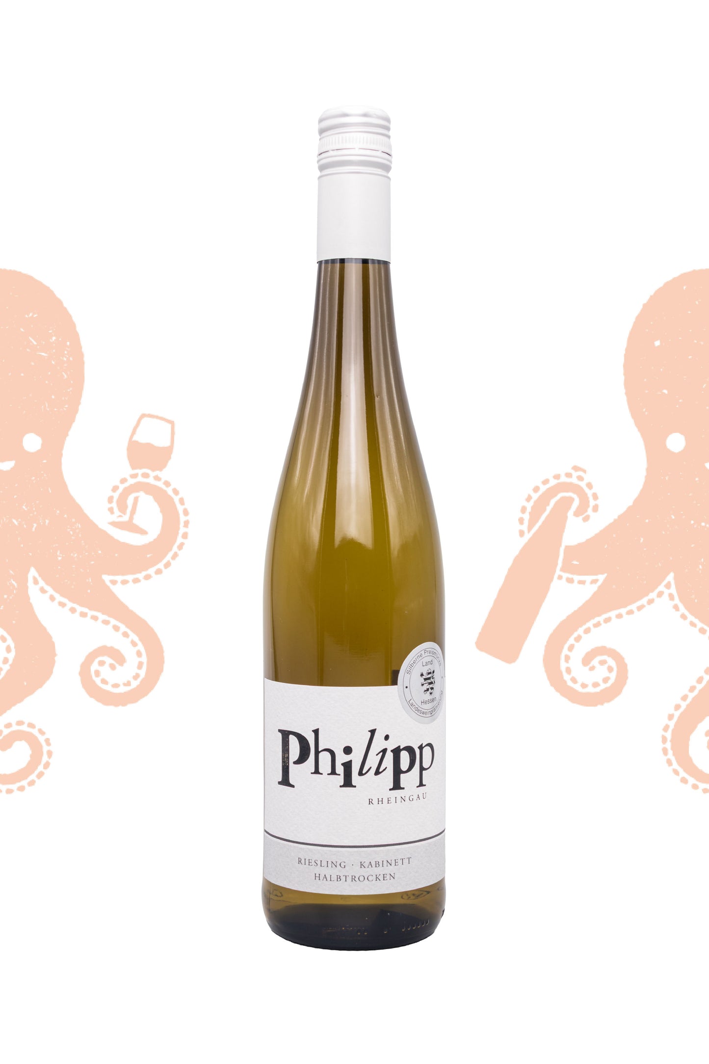 Ruedesheimer Klosterberg Riesling QbA halbtrocken