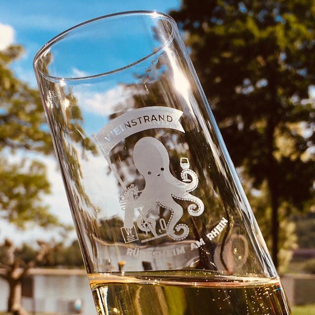 Weinstrandglas