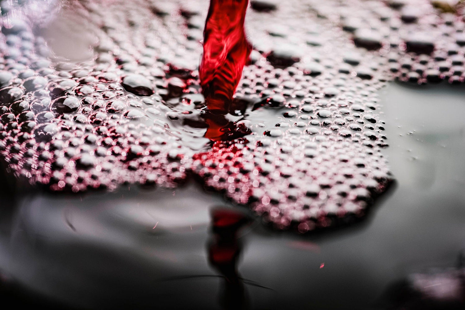 Halbtrockener Rotwein