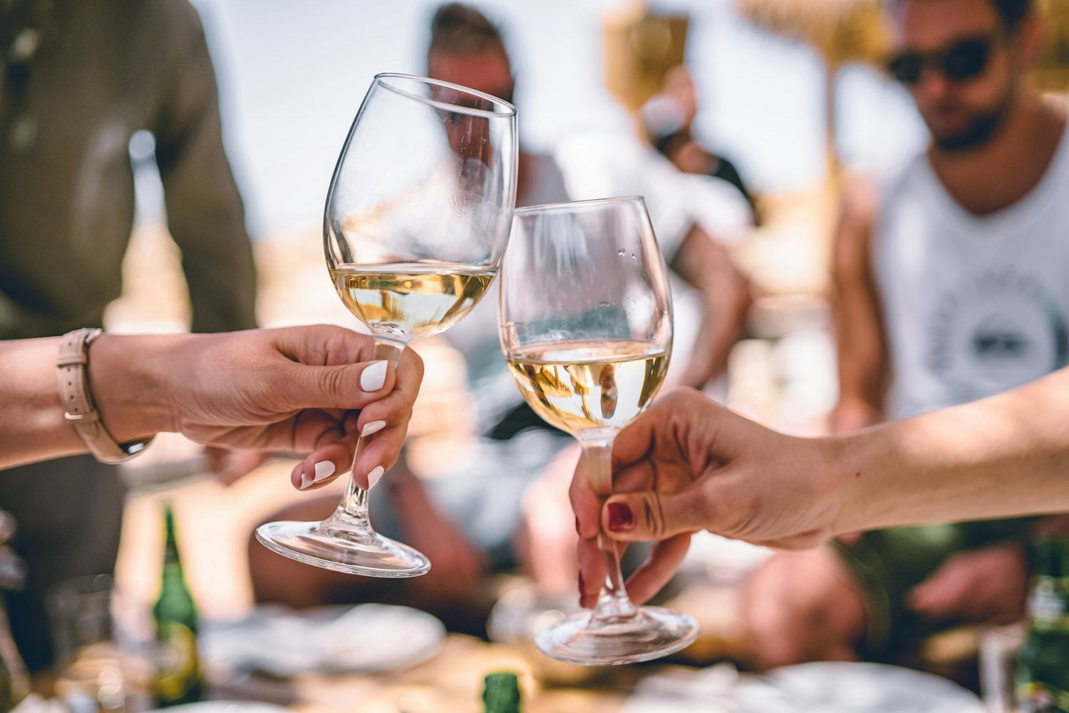 Halbtrockener Weißwein