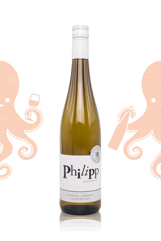 Ruedesheimer Klosterberg Riesling QbA halbtrocken